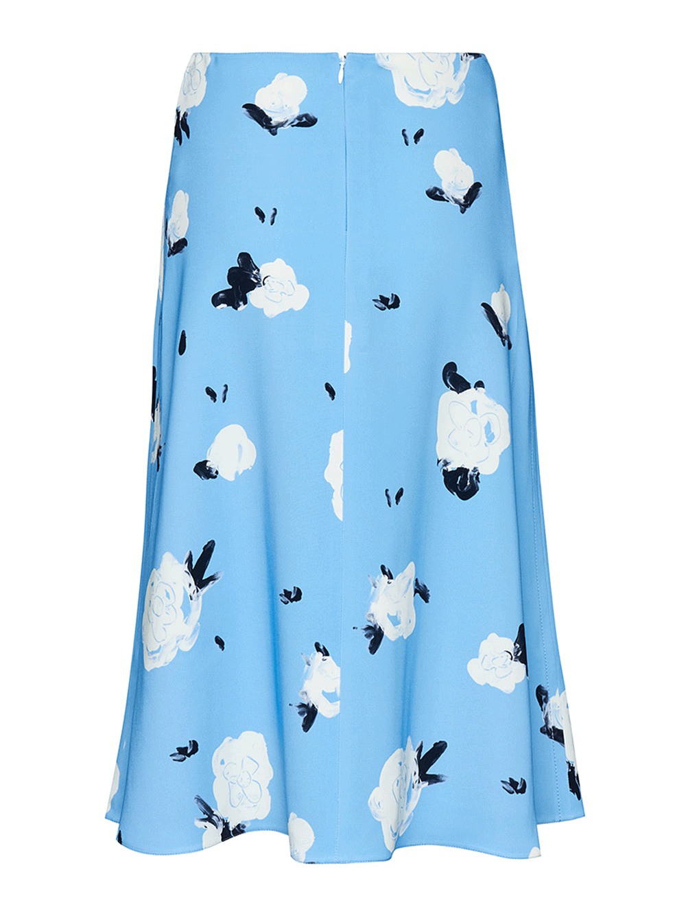 Marni Midi Skirt Flared At The Bottom Light Blue 2