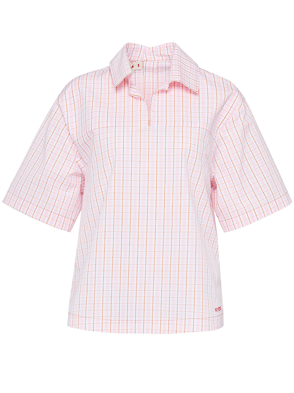 Marni Short Box Shirt With Short Sleeve Pink 1