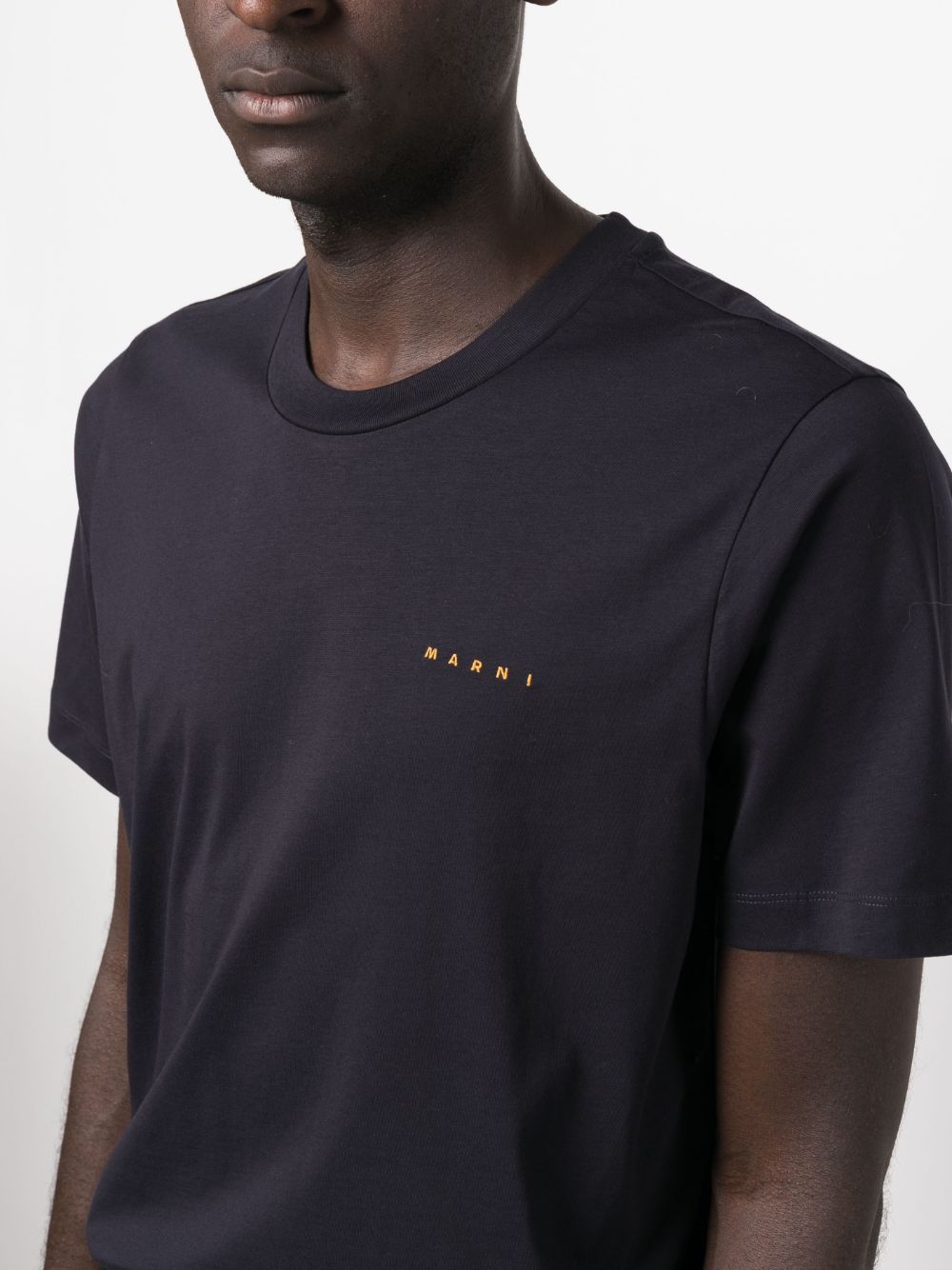 Marni-Shortsleeved-Crewneck-T-Shirt-Navy-5