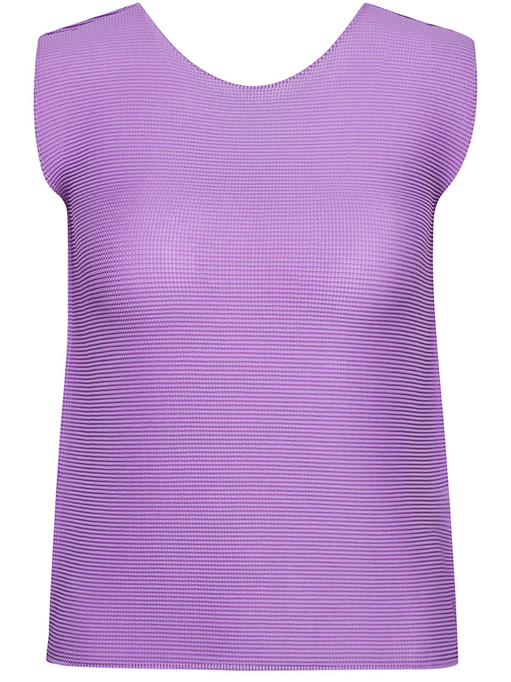 Me Issey Miyake Stretch Pleats 6 Tank Top Lilac 1