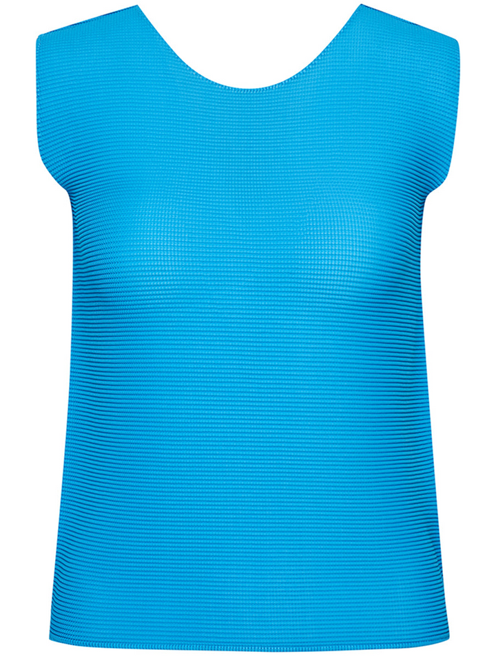 Me Issey Miyake Stretch Pleats 6 Tank Top Sky Blue 1