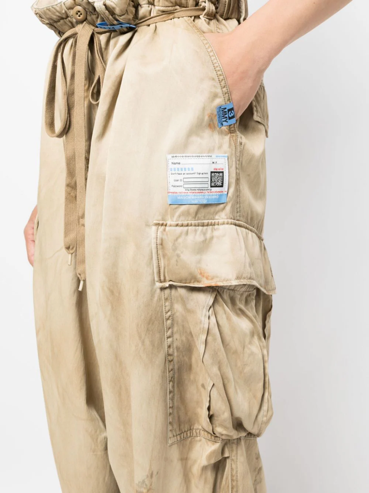 Mihara-Yasuhiro-Big-Cargo-Trousers-Beige-5