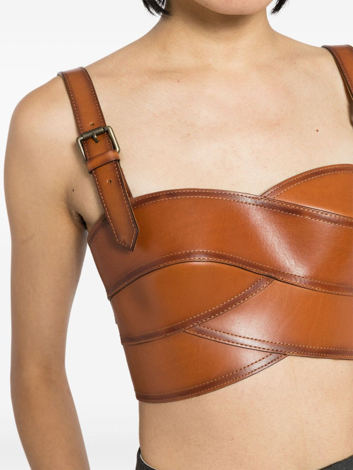 Monse-Leather-Belt-Bustier-Brown-5