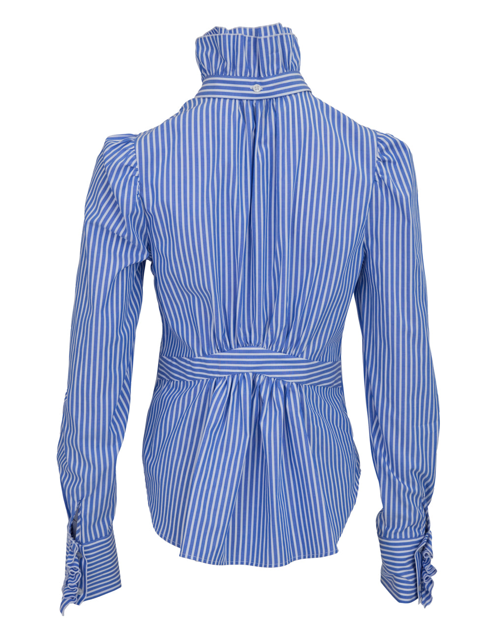 Msgm-Detachable-Collar-Long-Sleeves-Top-Stripes-2