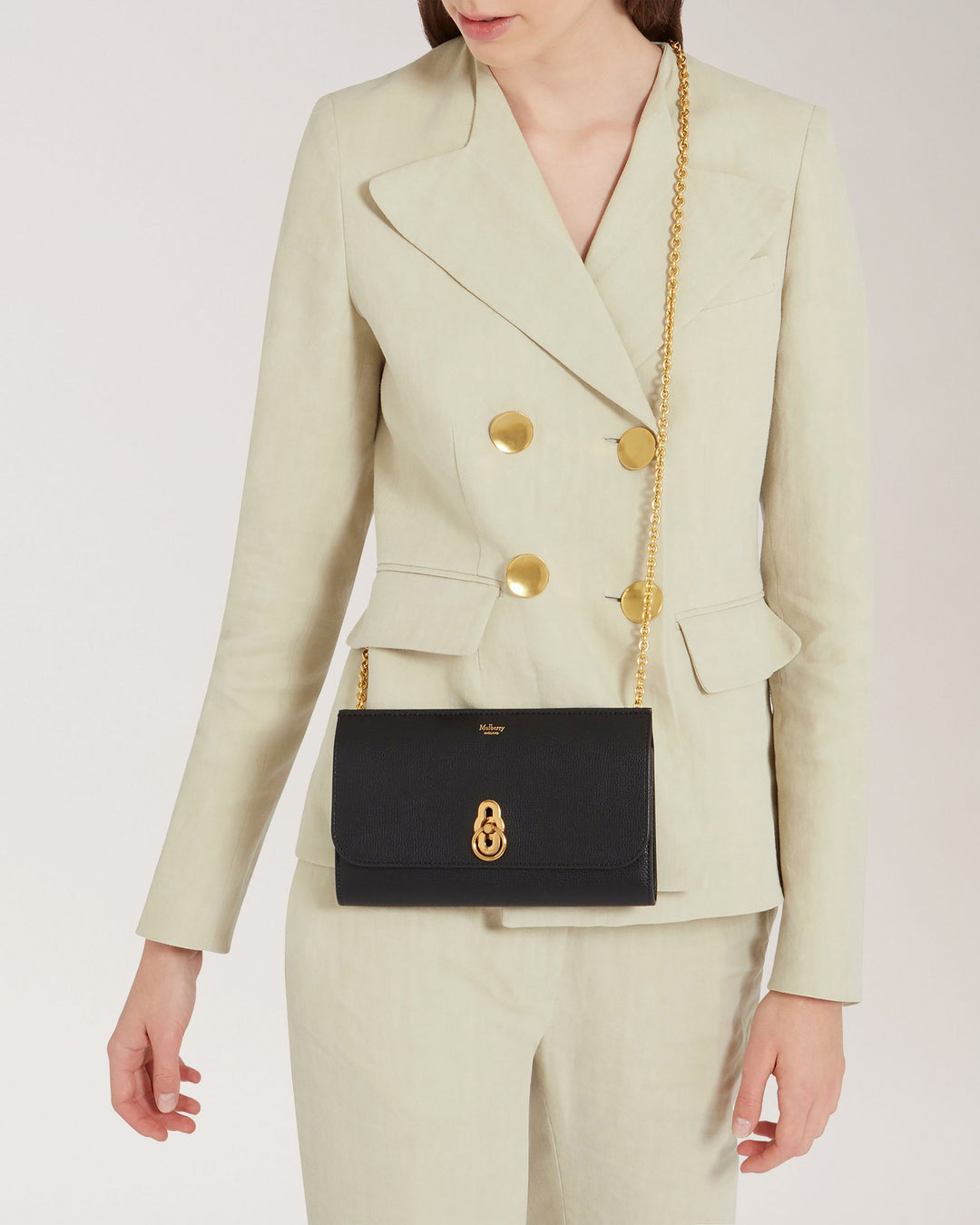 Amberley Clutch Small Classic Grain (Black) - Main Image