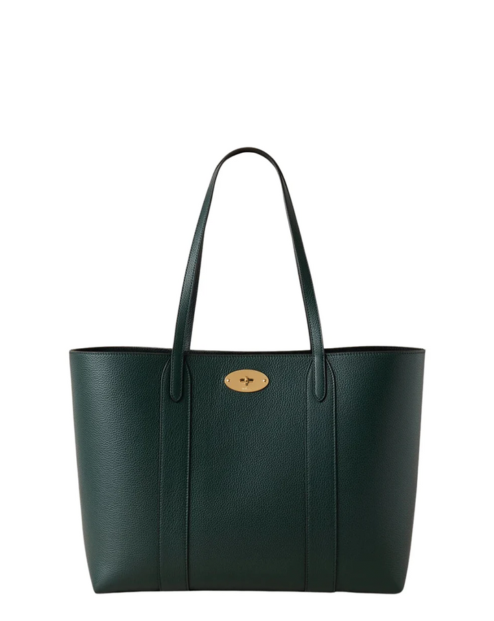 Bayswater Tote Mulberry Green Small Classic Grain