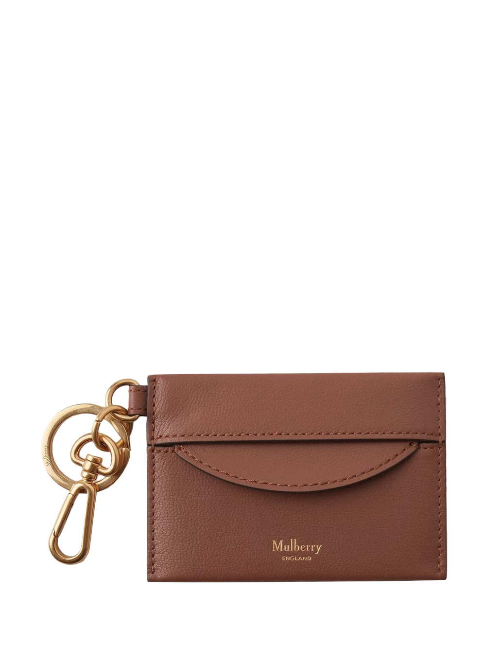 Mulberry-Clovelly-Cardholder-Keyring-Bright-Oak-Micro-Classic-Grain