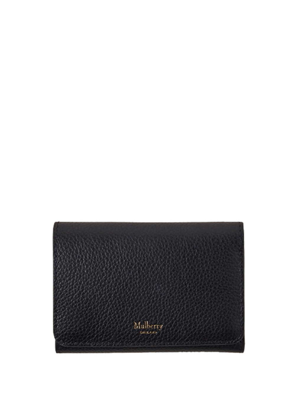 Continental Trifold Small Classic Grain (Black)