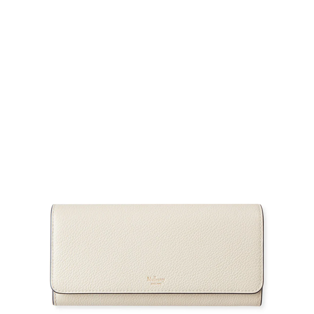 Continental Wallet Small Classic Grain (Chalk)