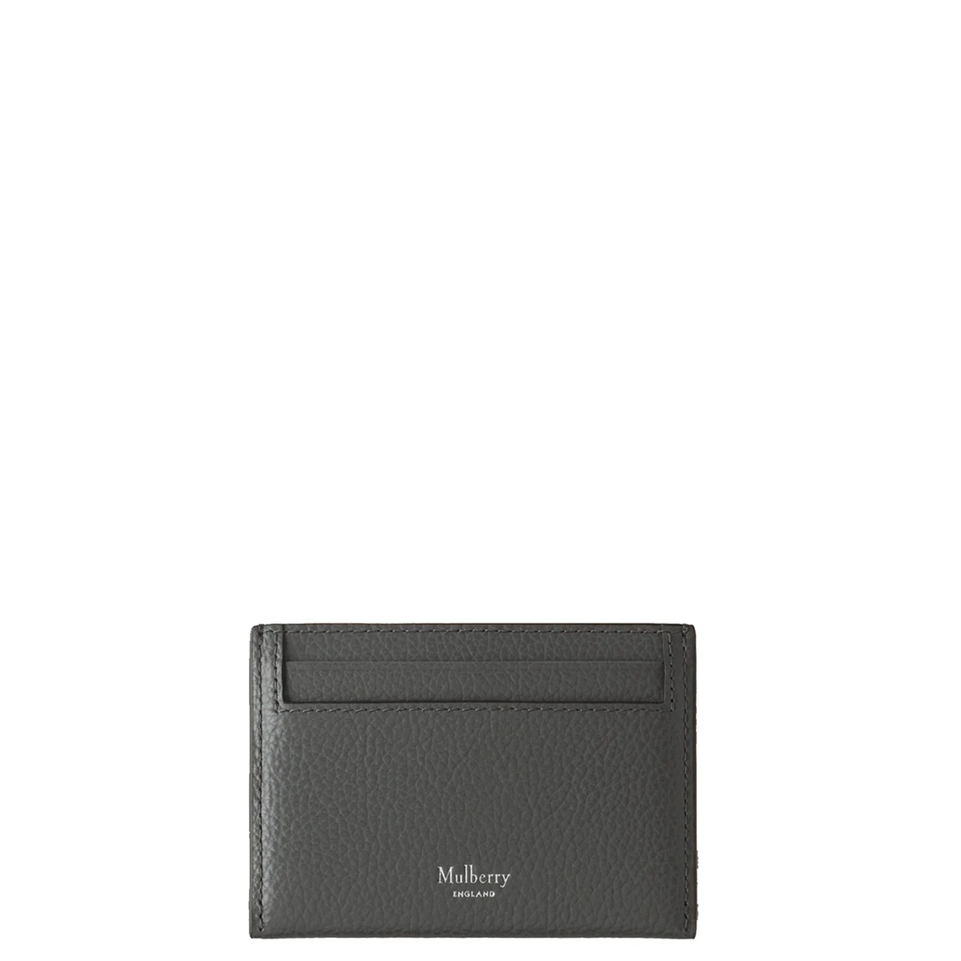 Credit Card Slip Small Classic Grain (Charcoal)