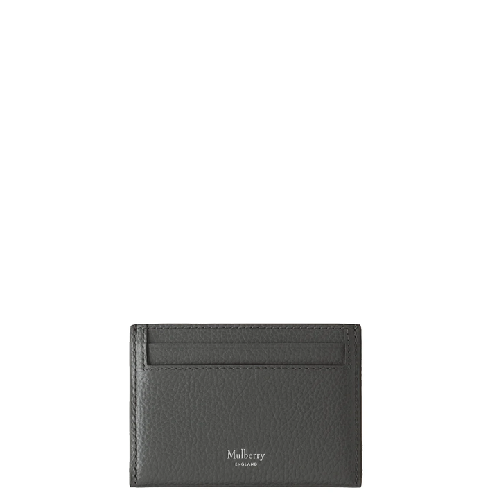 Credit Card Slip Small Classic Grain (Charcoal)