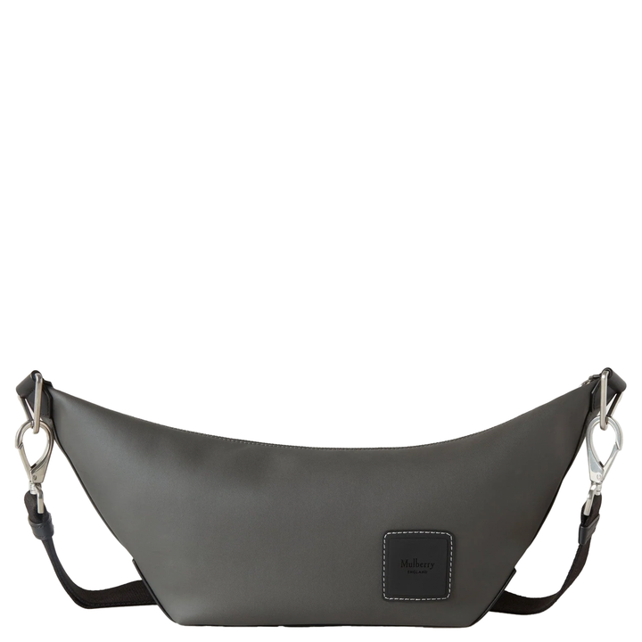 Dalston Crossbody Bag Asphalt & Black Coated Canvas & Rubberised Leather