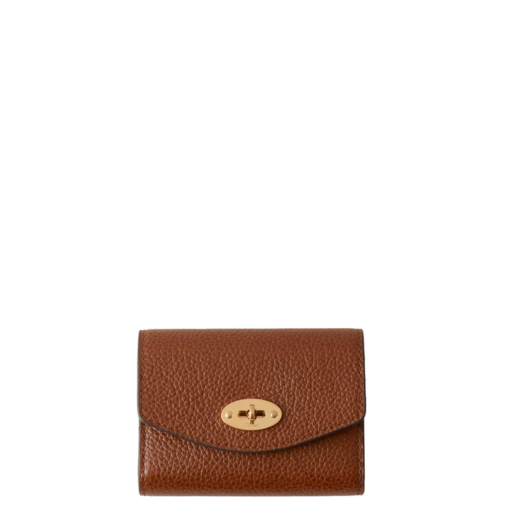 Darley Concertina Wallet Oak Two-Tone Small Classic Grain