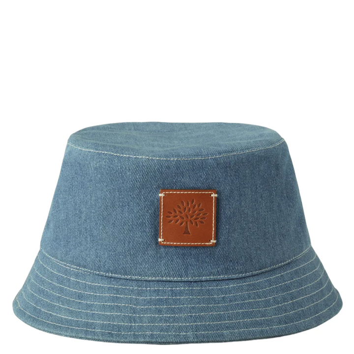 Denim Bucket Hat Denim Blue Cotton
