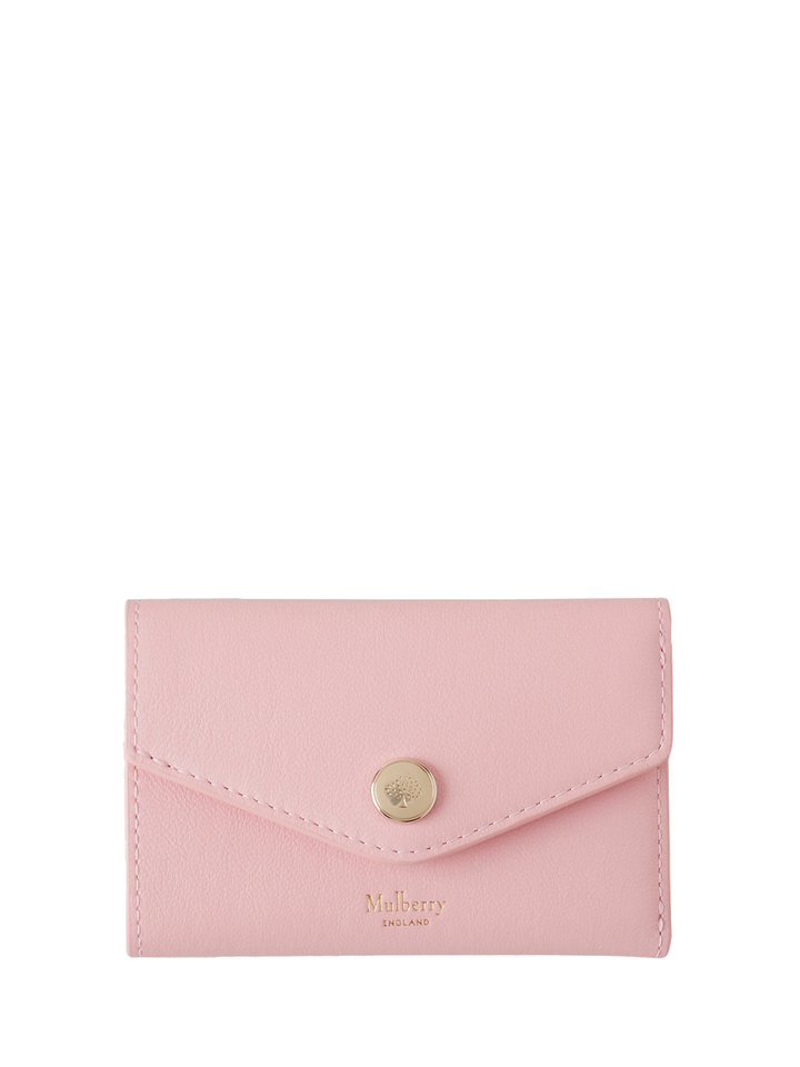 Folded Multi-Card Wallet Powder Rose Micro Classic Grain