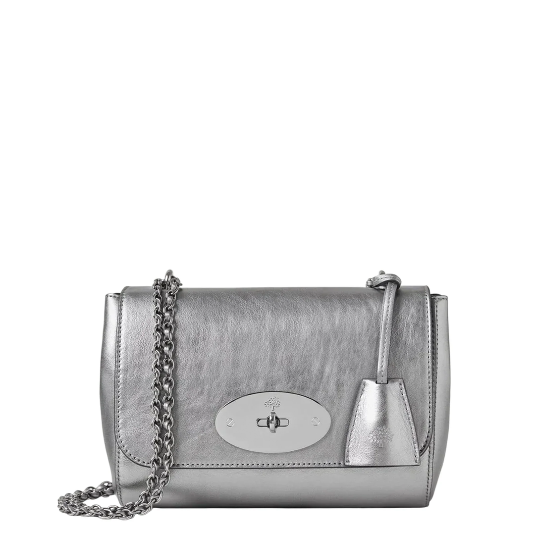 Lily Pewter Metallic Calf Nappa