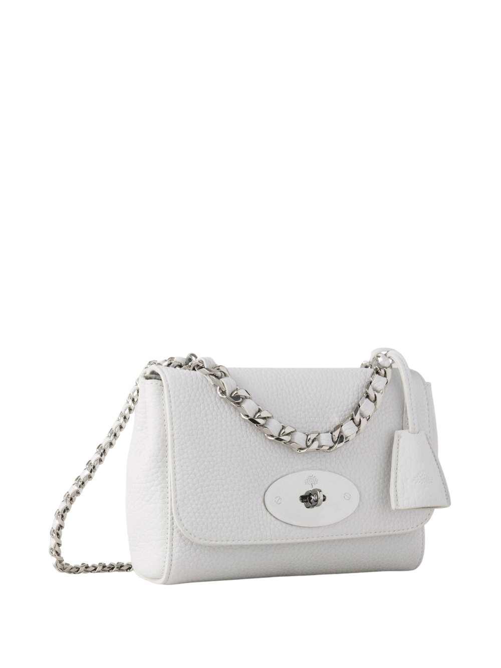 mulberry lily white Top Handle Lily Heavy Grain (Carbon Neutral White)