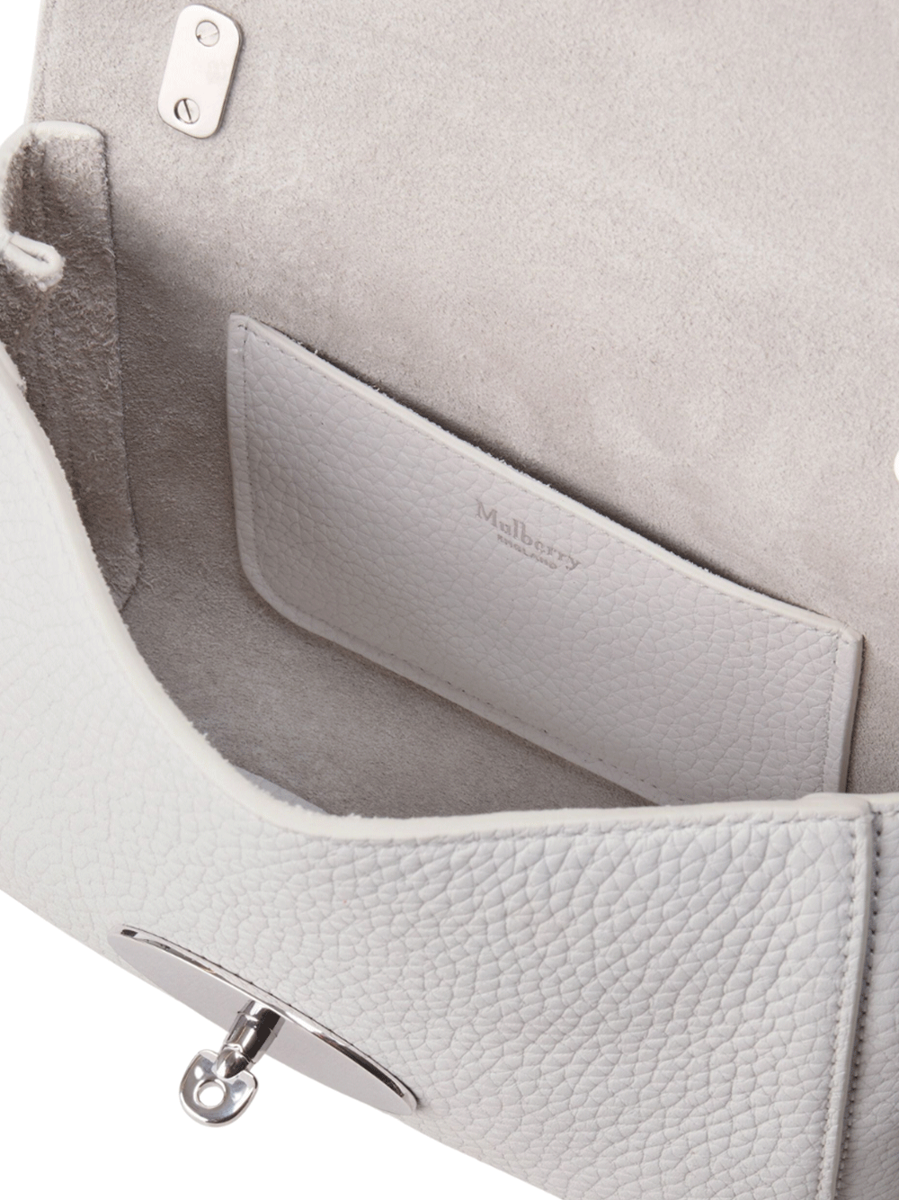 mulberry lily white Top Handle Lily Heavy Grain (Carbon Neutral White) – Club21.com