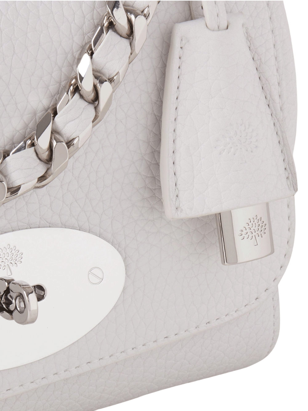 mulberry lily white Top Handle Lily Heavy Grain (Carbon Neutral White) – Club21.com
