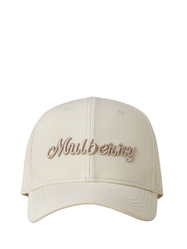 Mulberry-Logo-Embroidered-Baseball-Cap