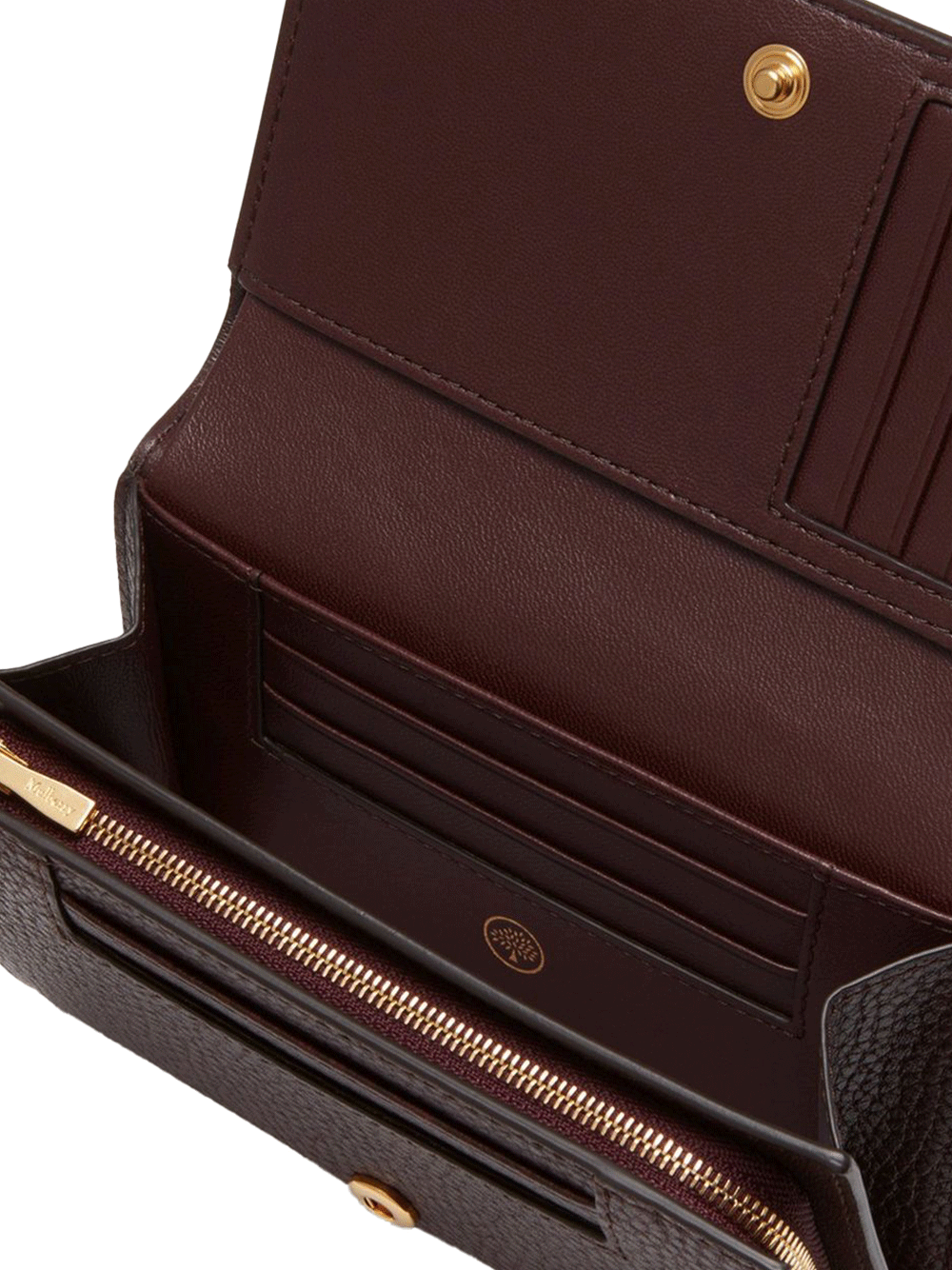 Medium Continental French Purse (Oxblood) –