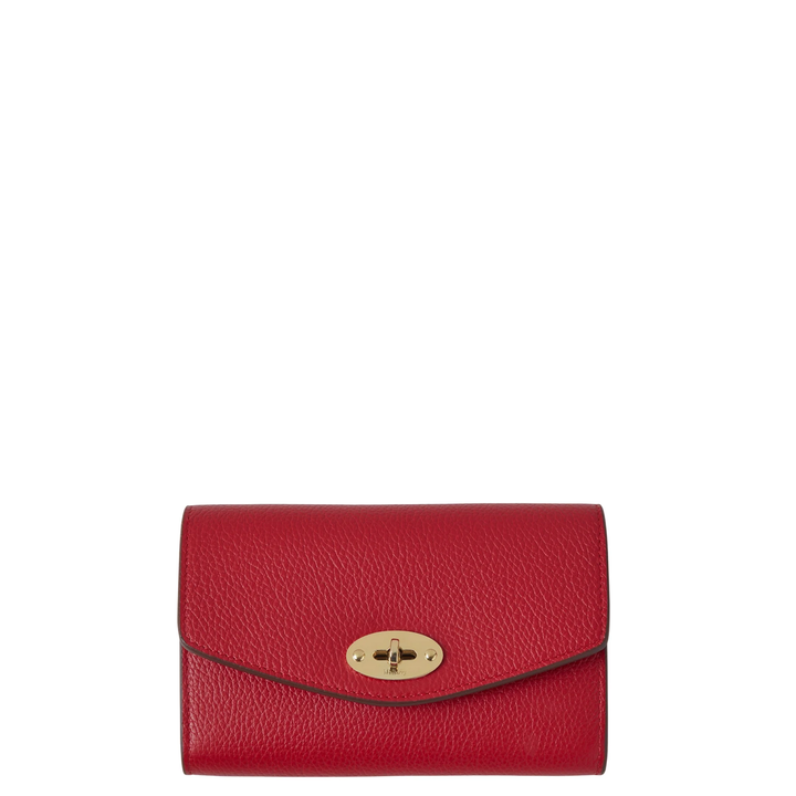 Medium Darley Wallet Scarlet Red Small Classic Grain