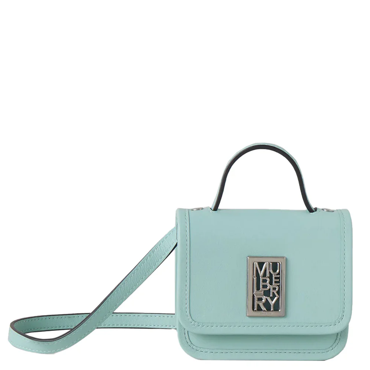 Micro Sadie Square Silky Calf (Acrylic Green)