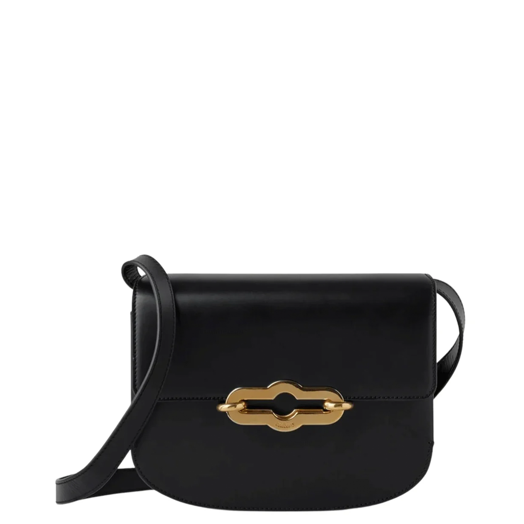 Pimlico Satchel Super Lux Calf (Black & Brass)