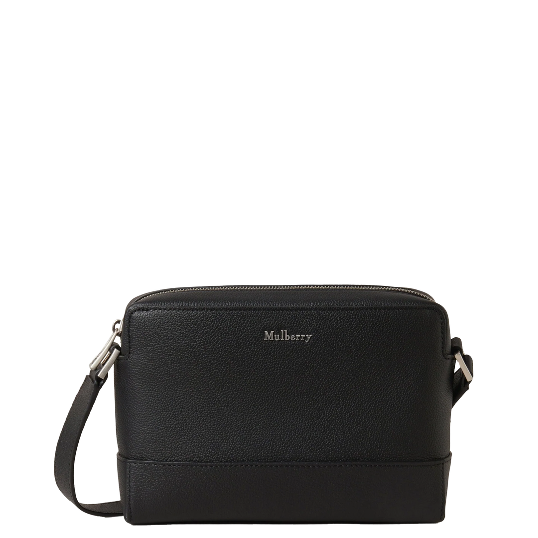 Small Farringdon Messenger Black Small Pebble Grain