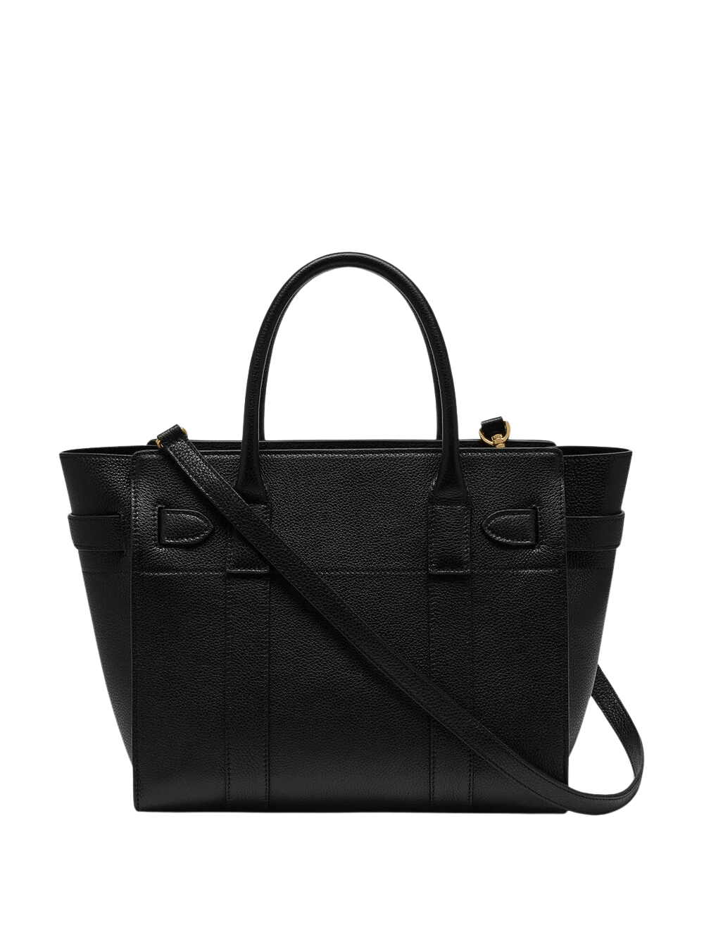 Small Zipped Bayswater Small Classic Grain (Black) – Club21.com