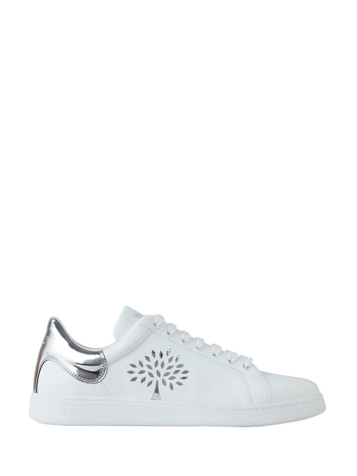 Mulberry-Tree-Tennis-Trainers-Silver-Bovine-Leather