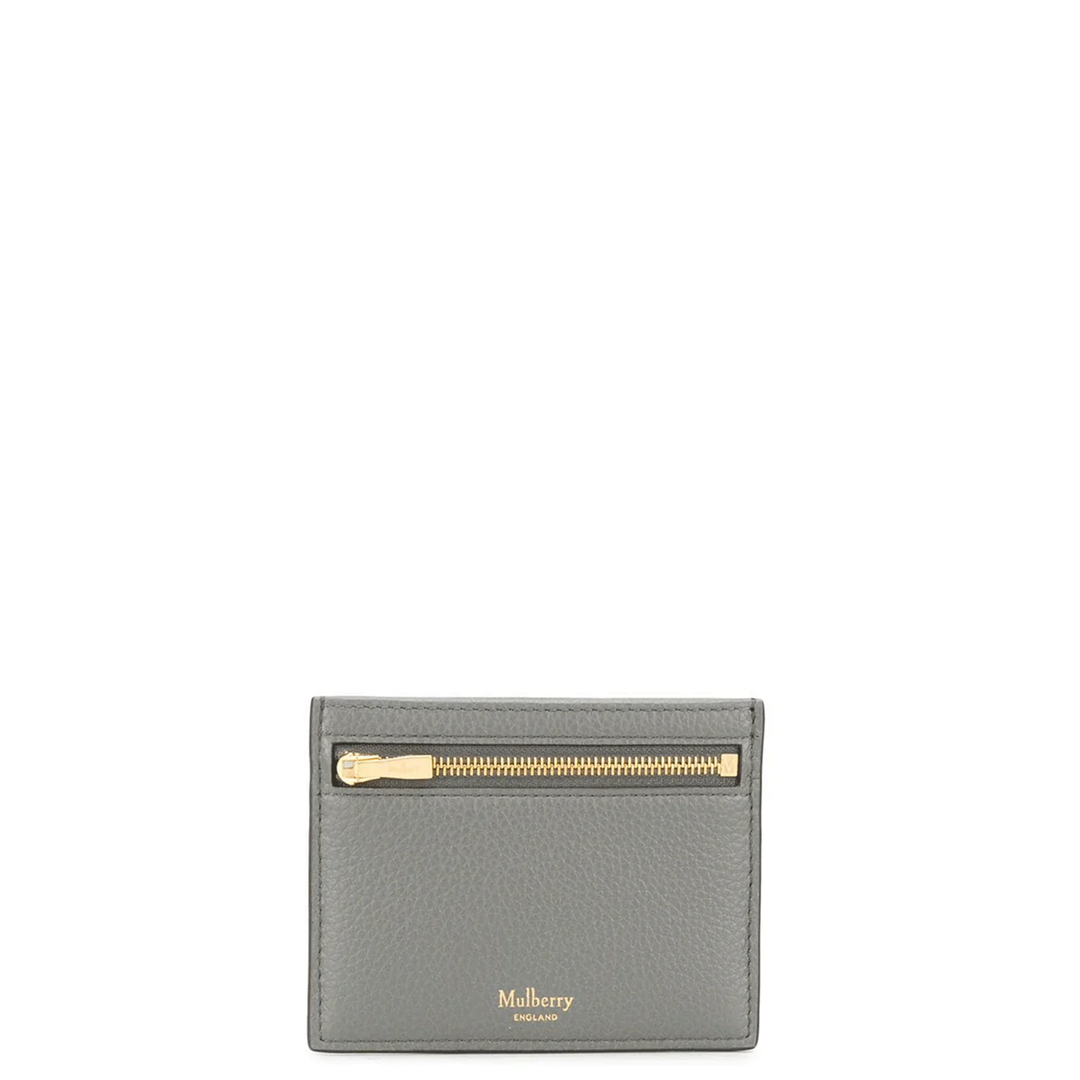 Zipped Credit Card Slip (Charcoal)