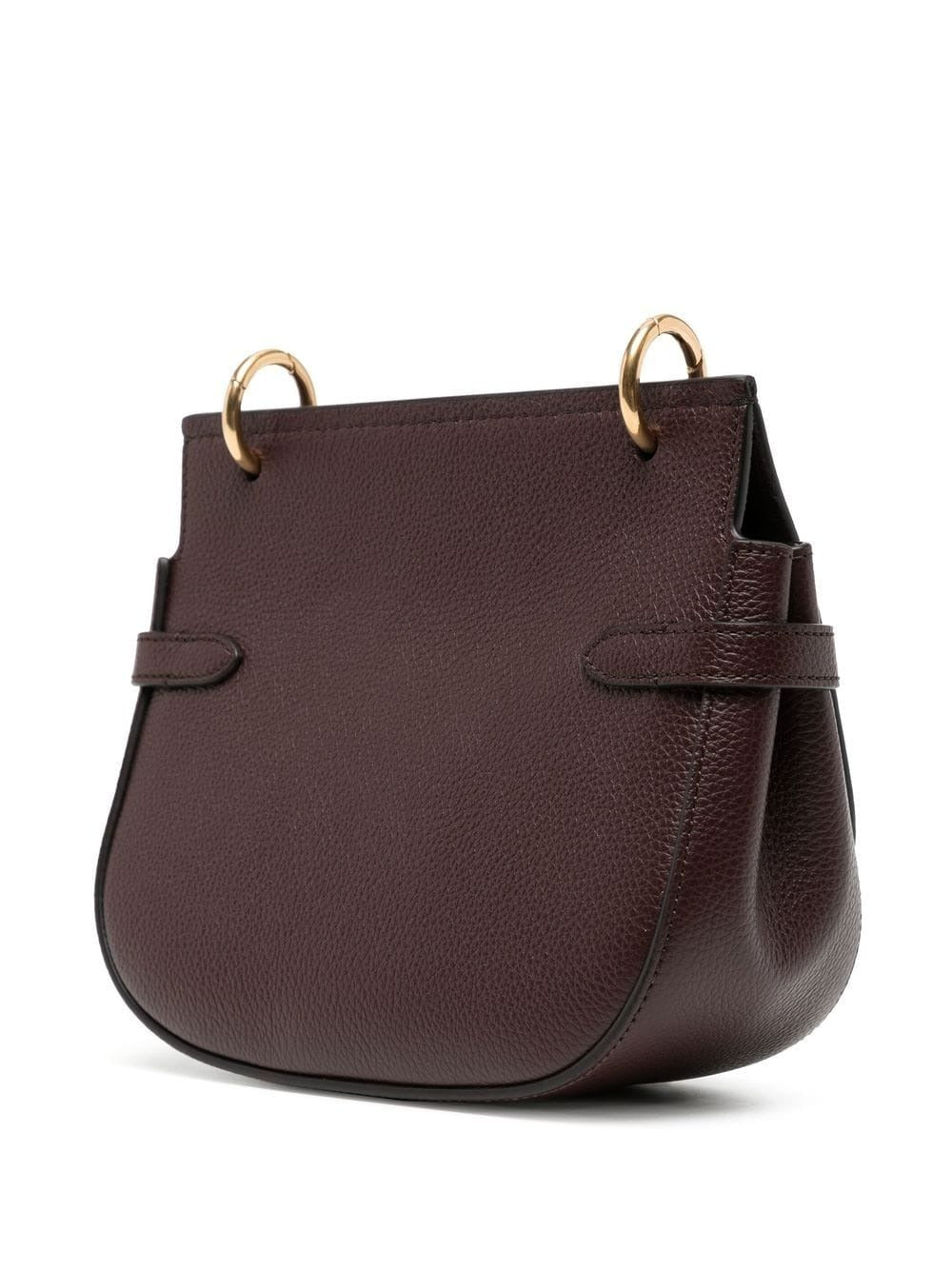 Mulberry Small Amberley Satchel Small Classic Grain Burgundy 3