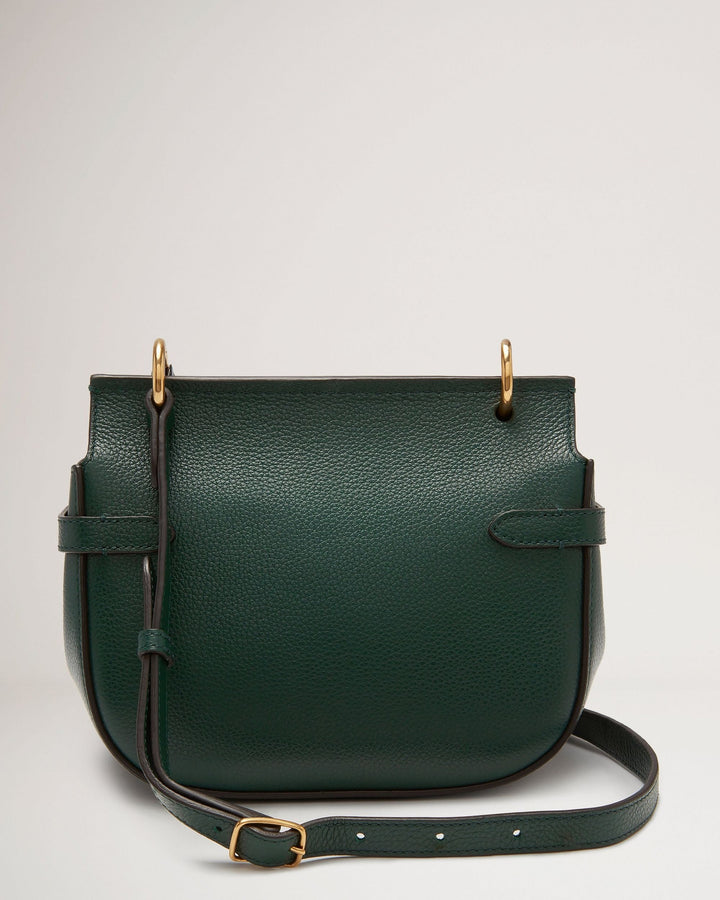 Mulberry Small Amberley Satchel Small Classic Grain Dark Green 3