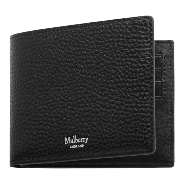 Club21 - Mulberry - 8 Card Wallet Small Classic Grain (Black) - MULTI-CARD WALLETS - Black