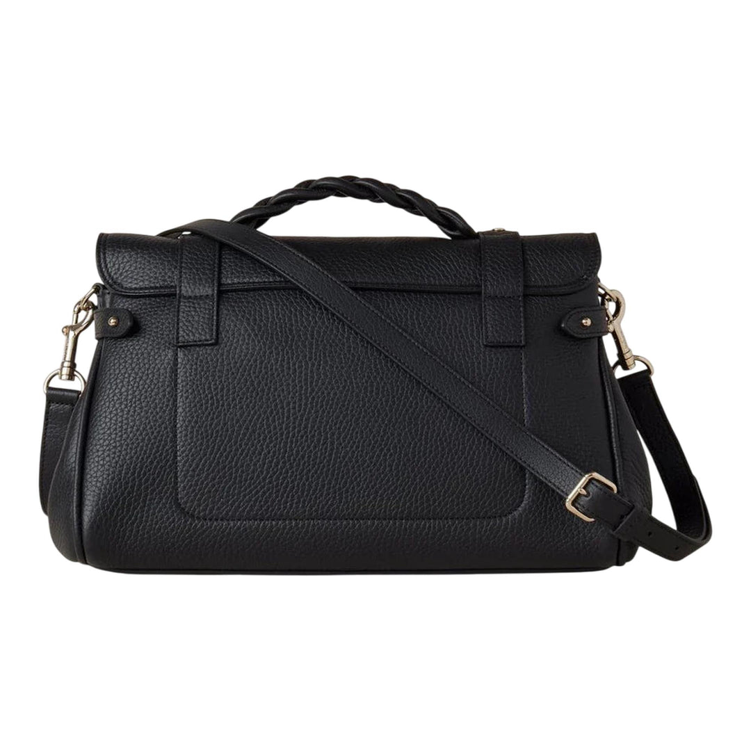 Club21 - Mulberry - Alexa Black Heavy Grain - MEDIUM TOP HANDLE - Black