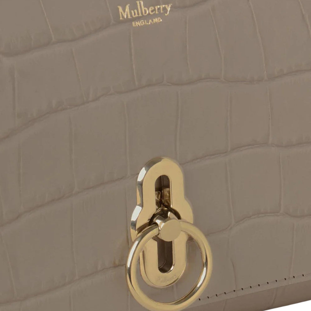 Club21 - Mulberry - Amberley Clutch Shiny - MEDIUM CROSS BODY - Cashmere Taupe