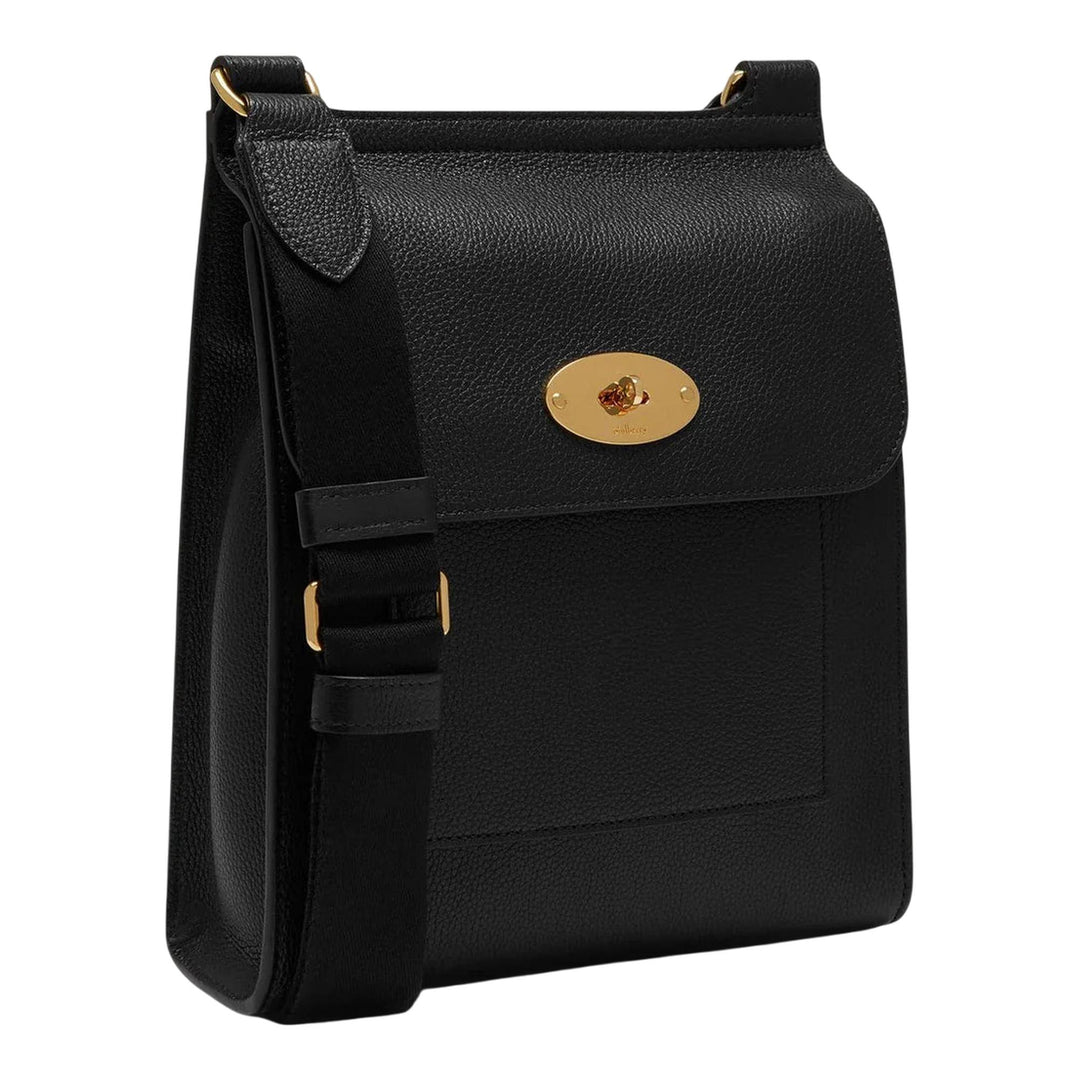 Club21 - Mulberry - Antony N Small Classic Grain - MEDIUM CROSS BODY - Black