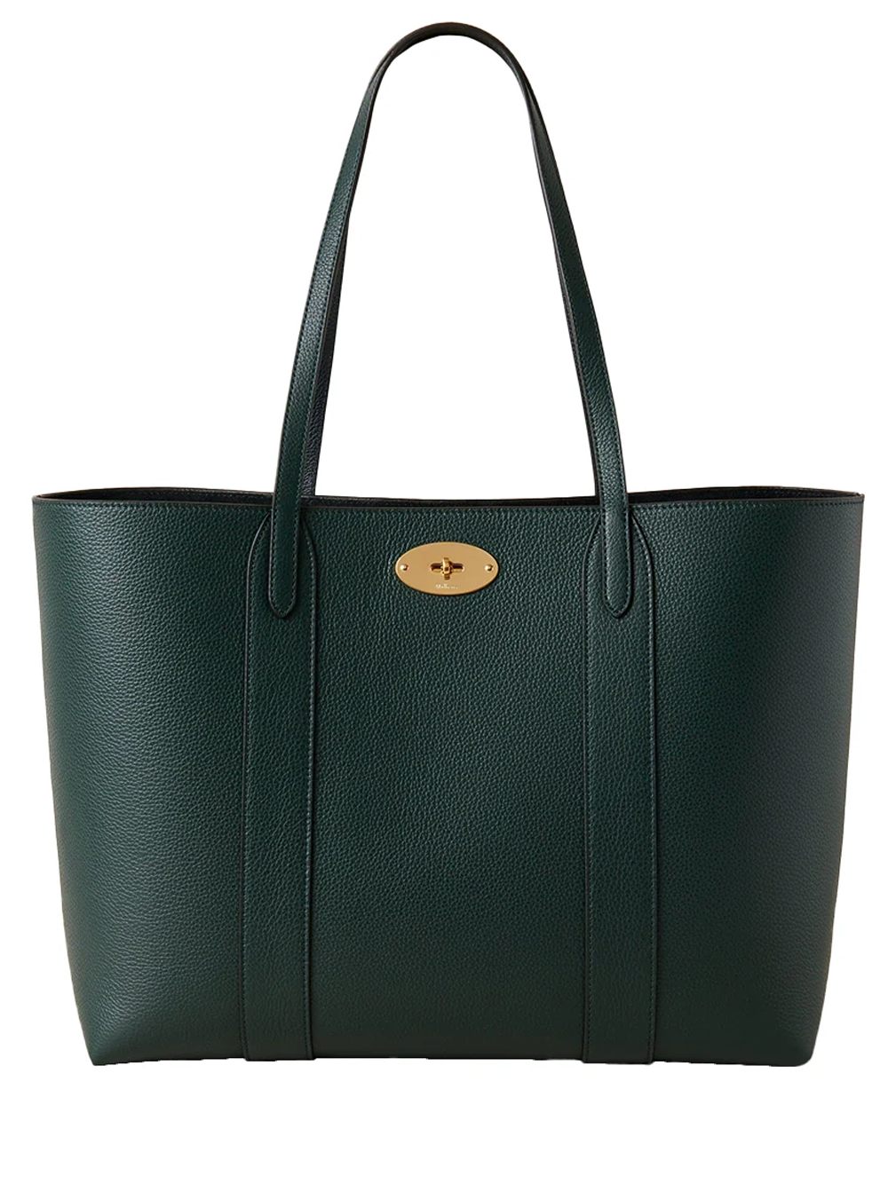 Bayswater Tote Mulberry Green Small Classic Grain