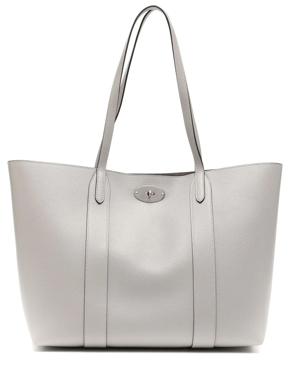 Bayswater Tote Pale Grey Small Classic Grain