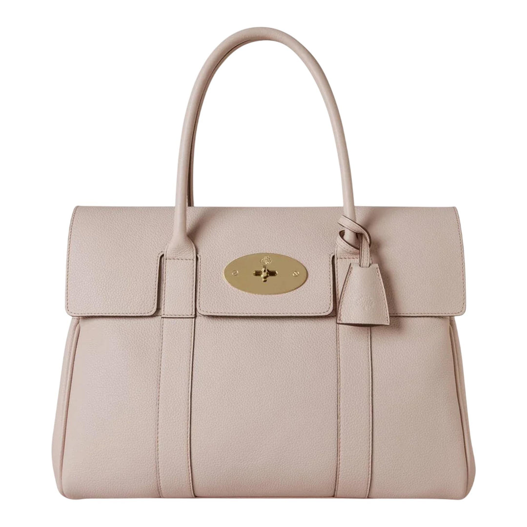 Club21 - Mulberry - Bayswater Blossom Pink Small Classic Grain - HANDBAGS - Pink