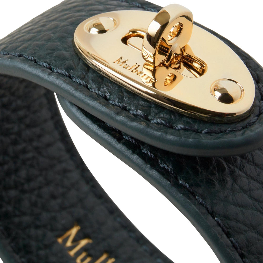 Club21 - Mulberry - Bayswater Leather Bracelet Mulberry Green Small Classic Grain - BRACELETS - Green