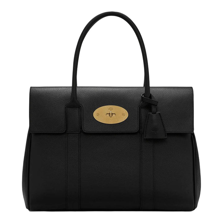 Club21 - Mulberry - Bayswater Small Classic Grain (Black) - MEDIUM SHOULDER BAGS - Black