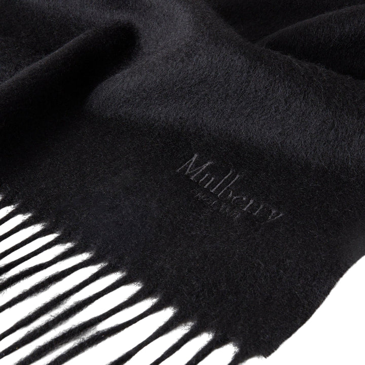 Club21 - Mulberry - Cashmere Scarf Black Cashmere - SCARVES - Black
