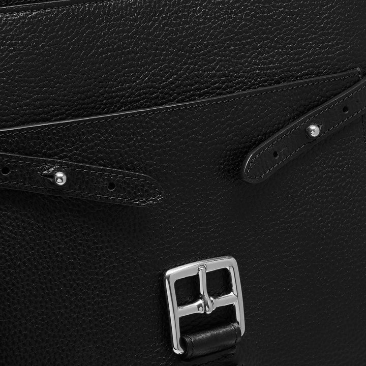 Club21 - Mulberry - Chiltern Backpack Black Small Classic Grain - MEDIUM BACKPACKS - Black