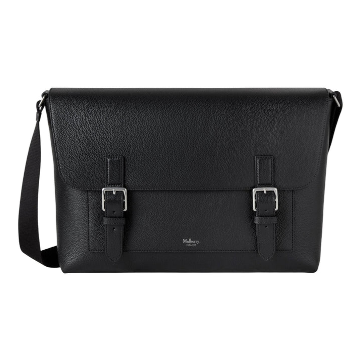 Club21 - Mulberry - Chiltern Crossbody Messenger Black Small Classic Grain - MEDIUM CROSS BODY - Black