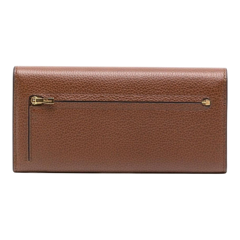 Club21 - Mulberry - Continental Wallet Oak Small Classic Grain - LONG WALLETS - Brown