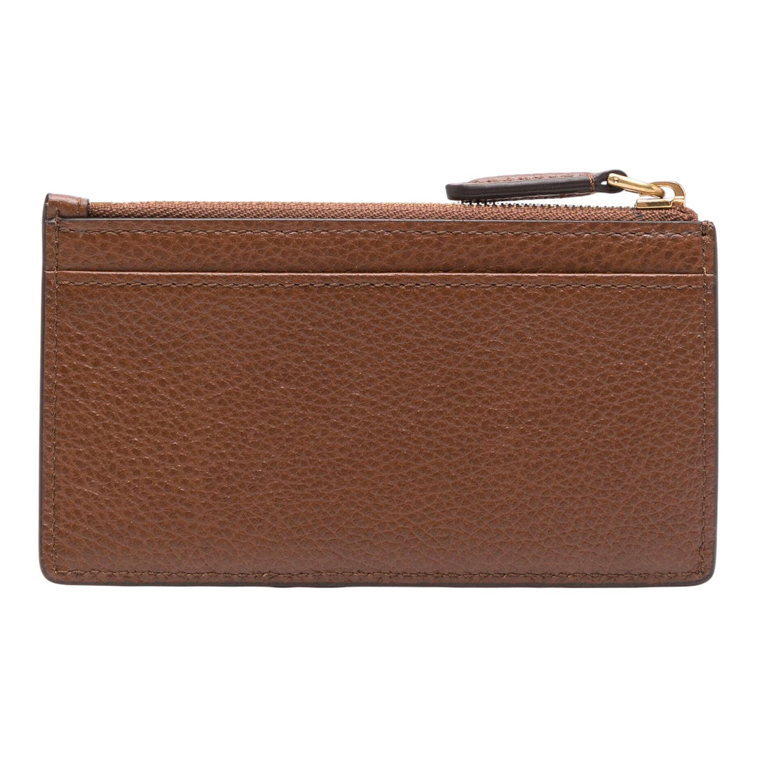 Club21 - Mulberry - Continental Zipped Long Card Holder Oak Two-Tone Small Classic Grain - MULTI-CARD WALLETS - Brown