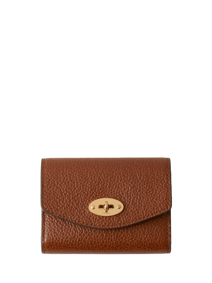 Darley Concertina Wallet Oak Two-Tone Small Classic Grain