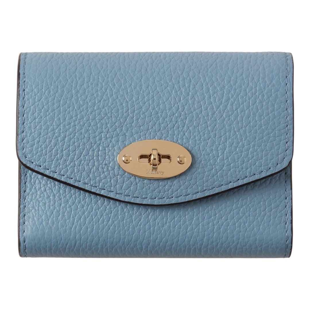 Club21 - Mulberry - Darley Concertina Wallet Brighton Blue Small Classic Grain - SMALL FRENCH PURSES - Brighton Blue
